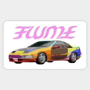 Hi This Is Flume Car Logo Sticker